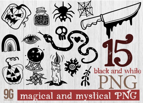 Download 15 Magical and Mystical Boho Elements. - Mystical boho Collection
