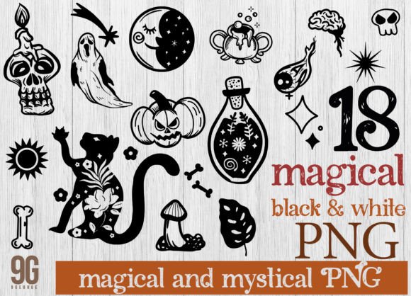 Download 18 Magical and Mystical Boho Elements - Mystical boho Collection