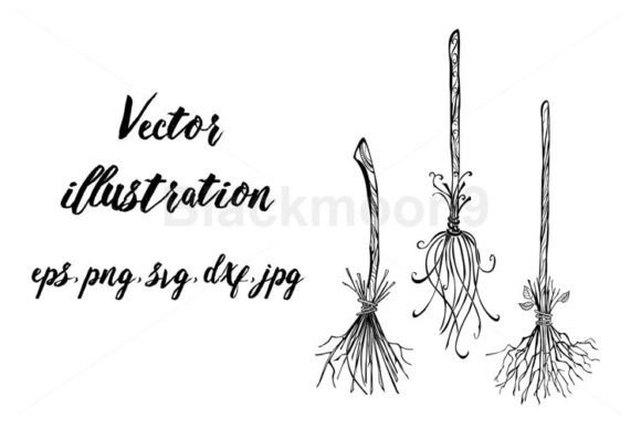 Download Contour Broom Witch - Premium Resources