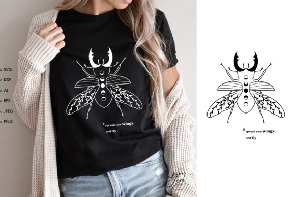Download Mystical Boho Beetle Celestial - Mystical boho Collection