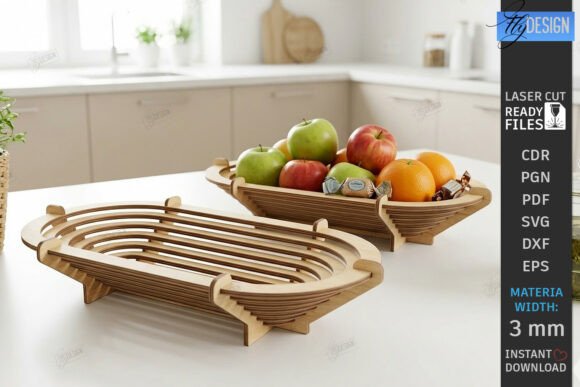 Download Wooden Layered Contour Bowl Laser Cut - Premium Bundle